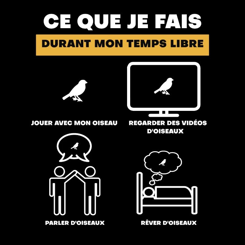 cadeau oiseau temps libre