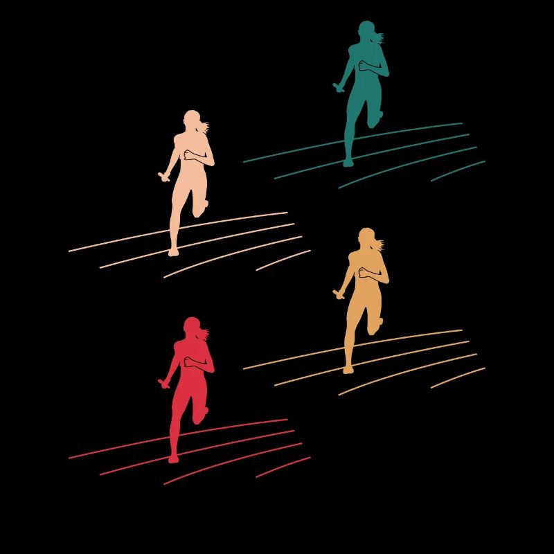 Cadeau coloré de dynamique d’équipe de relais