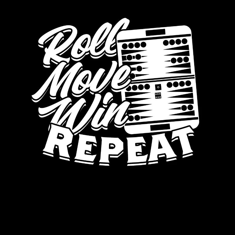 Backgammon Roll Move Win Repeat