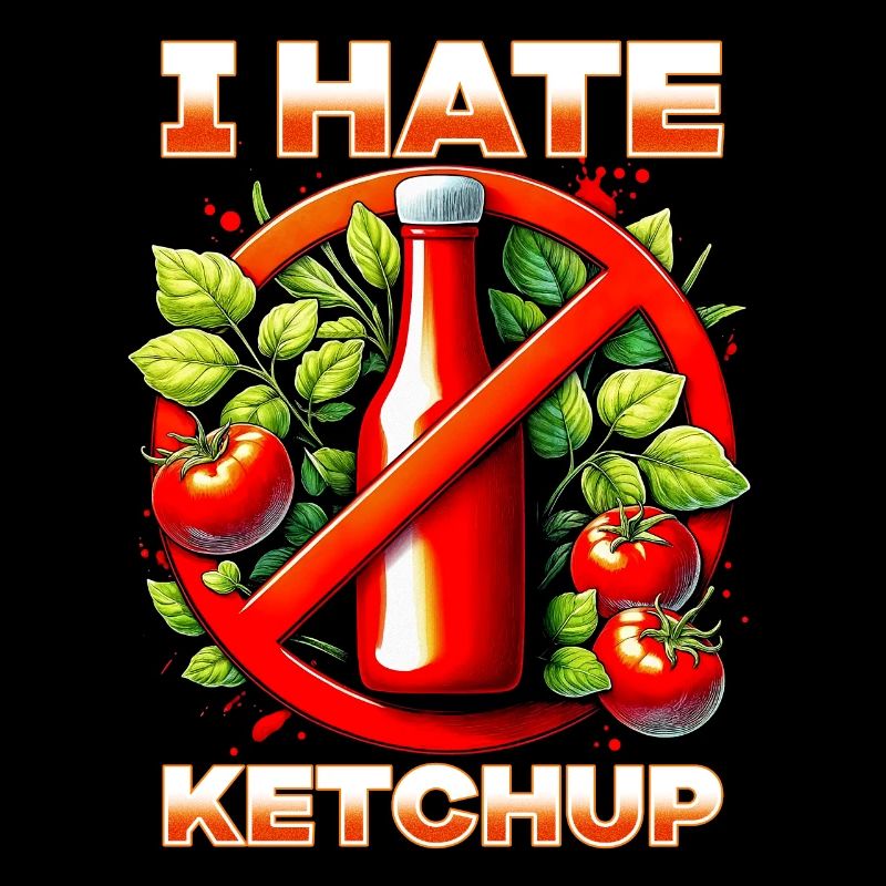 Je déteste le ketchup