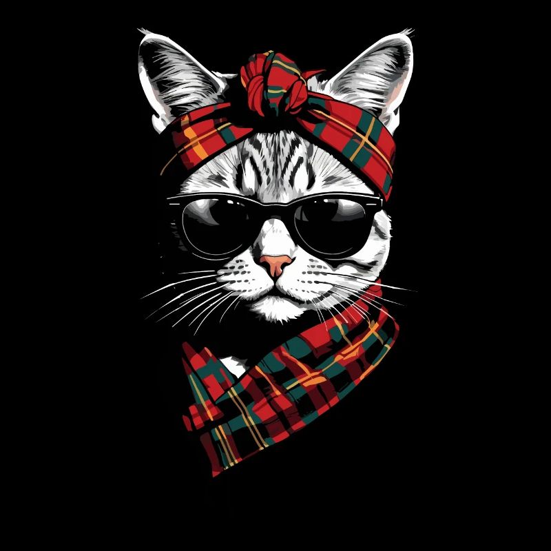 Mignon Chat Maman Cat Amant Maman Style