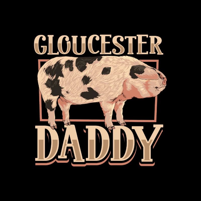 Gloucestershire Old Spot Pig Dad