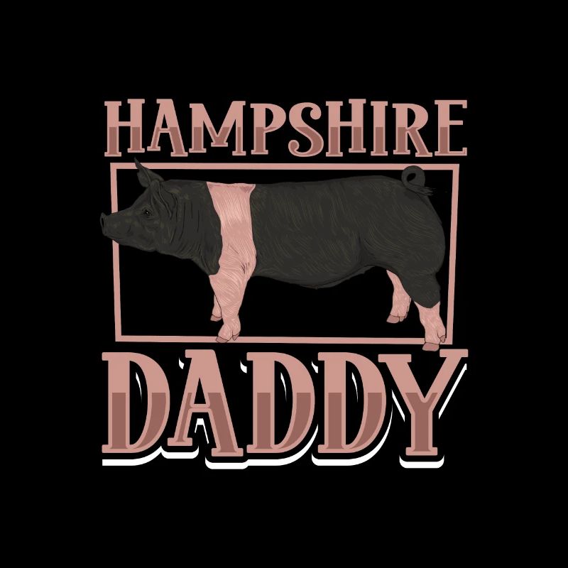 Papa cochon du Hampshire