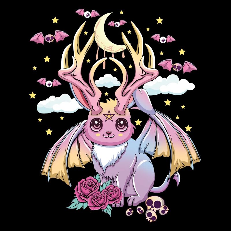 Cute Baphomet Satanic Pastel Gothic Kawaii Occult