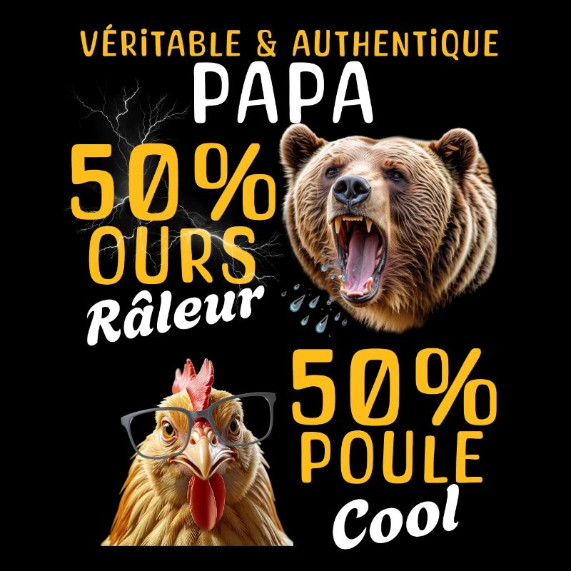 Great gift daddy bear complainer and cool daddy hen