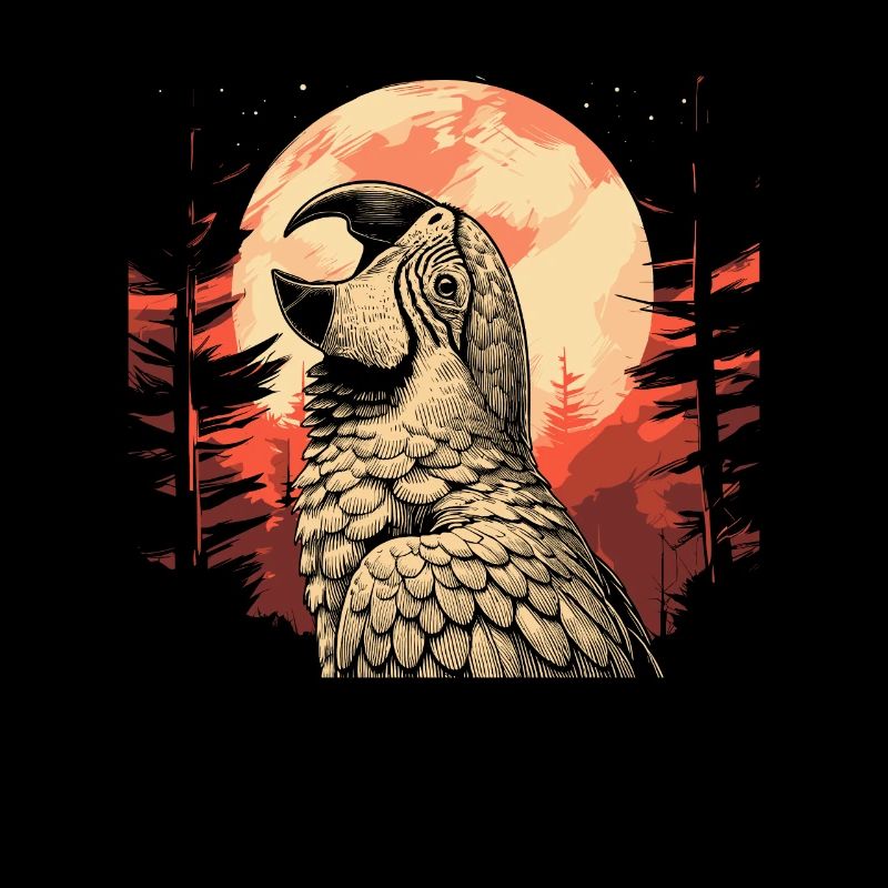 Papagei Moon Howling