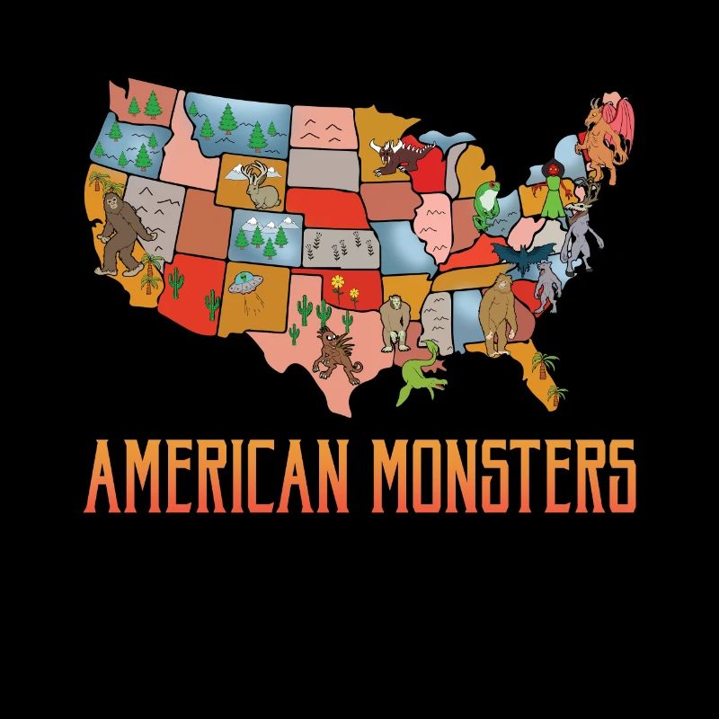 American Monsters Cryptid Monsters Myth Creatures