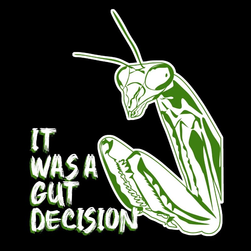Praying Mantis It was a gut decision.