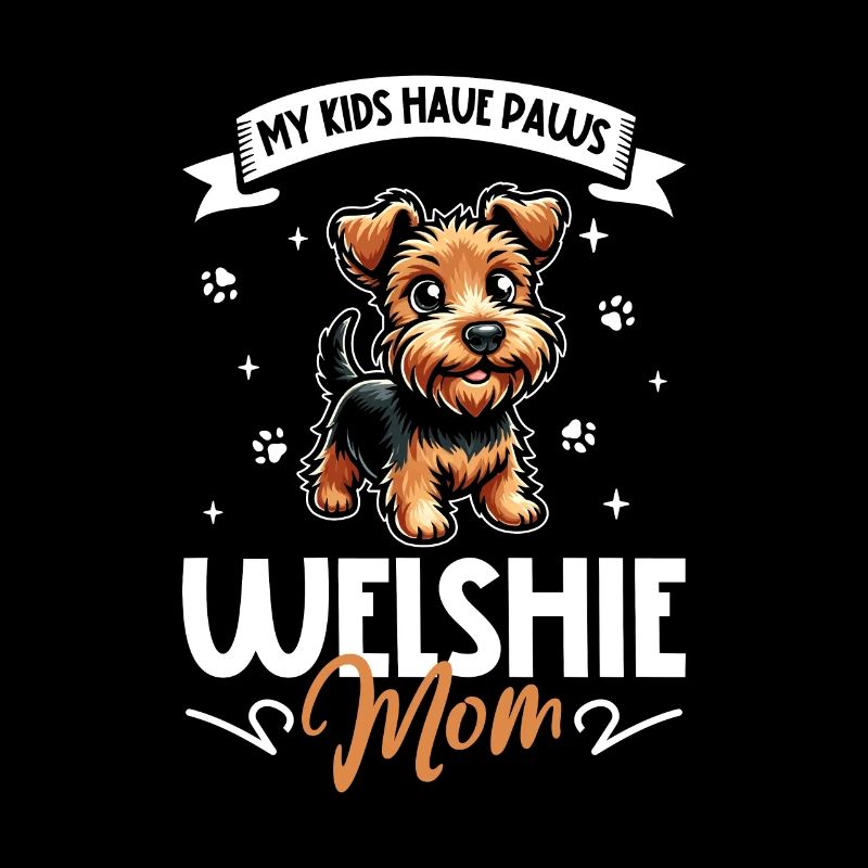 Maman Welsh Terrier