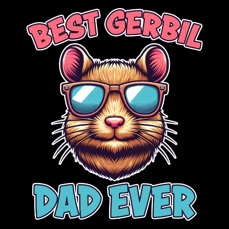 Gerbil Saying Gerbil Dad Funny Gerbil Gift