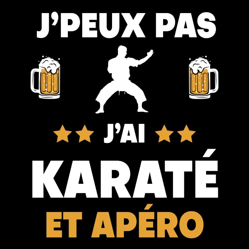 I can't I Karate Aperitif Geschenk