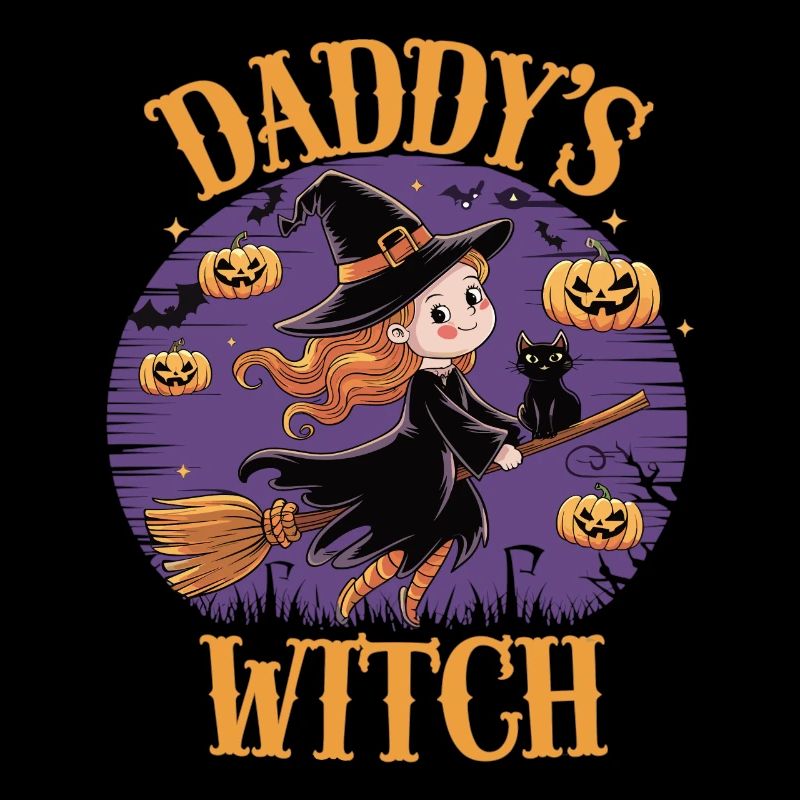 Halloween Witch Daddy's Little Witch
