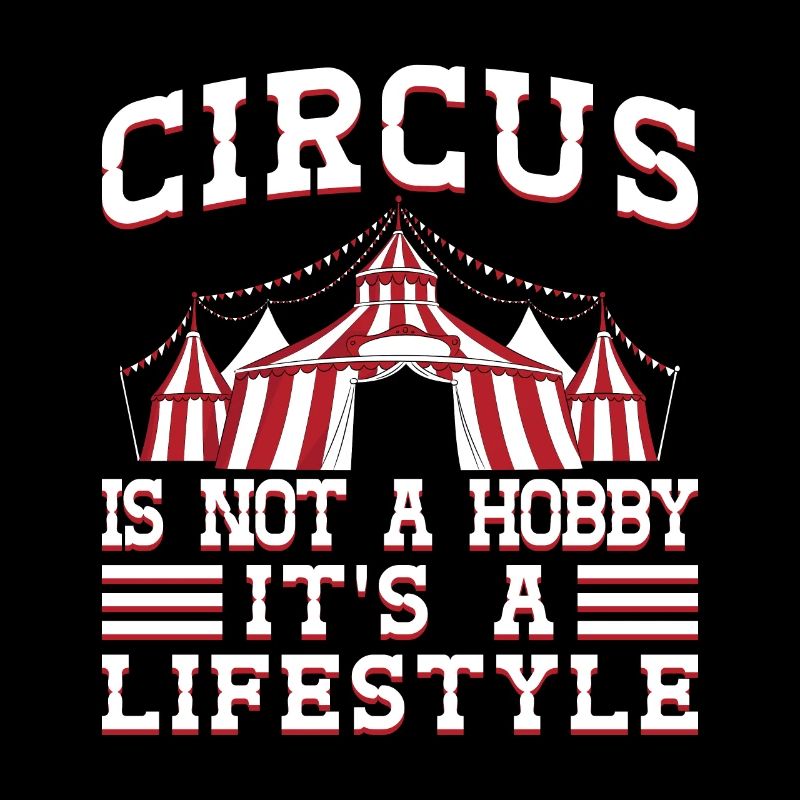 Cirque graphique Le cirque n’est pas une idée cadeau de loisir