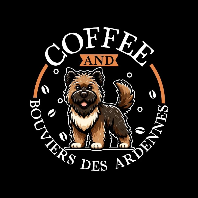 Kaffee und Bouvier des Ardennes