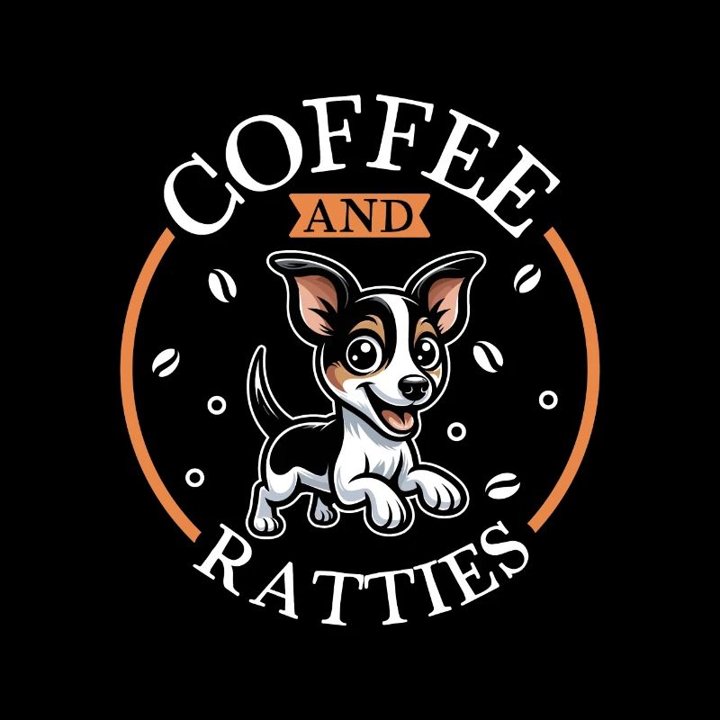 Kaffee und Rat Terrier