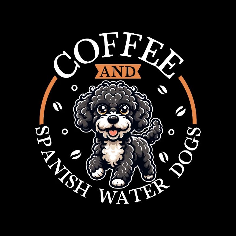 Kaffee und Spanischer Wasserhund