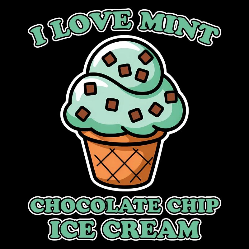 Schoko Minz Eis Spruch Lustiges Minz Eis Geschenk