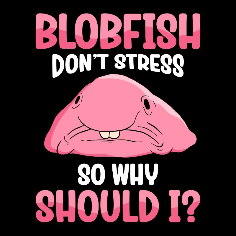 Drôle de poisson Blobfish mignon