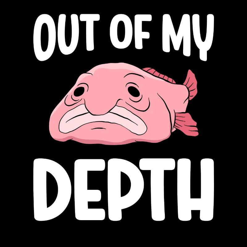 Drôle de poisson Blobfish mignon
