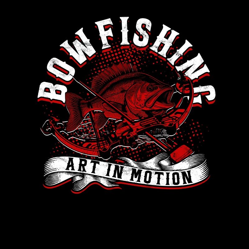 Bogenfischen Bogenangeln Bowfishing Art In Motion
