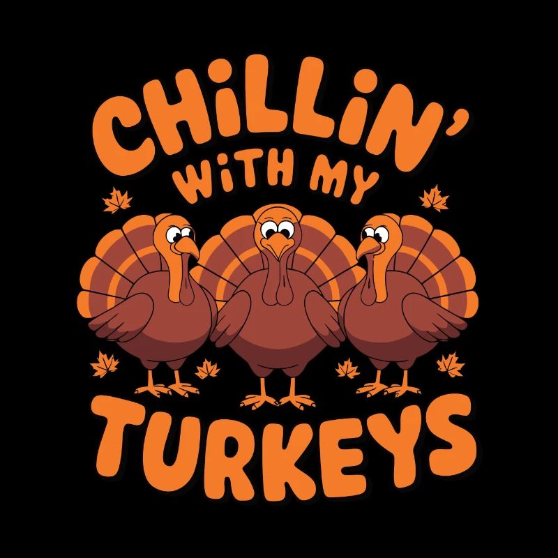 Dinde drôle de Thanksgiving