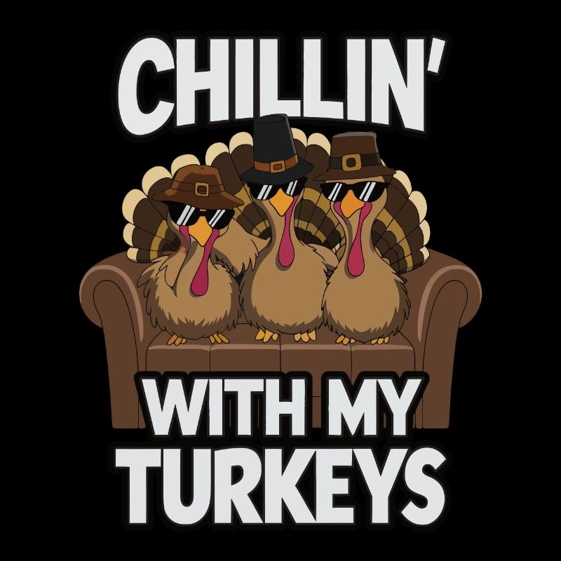 Dinde drôle de Thanksgiving