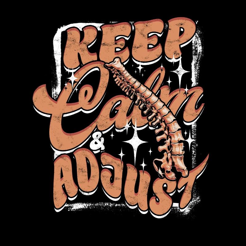 Chiropractor Physical Therapist Keep Calm & Adjust
