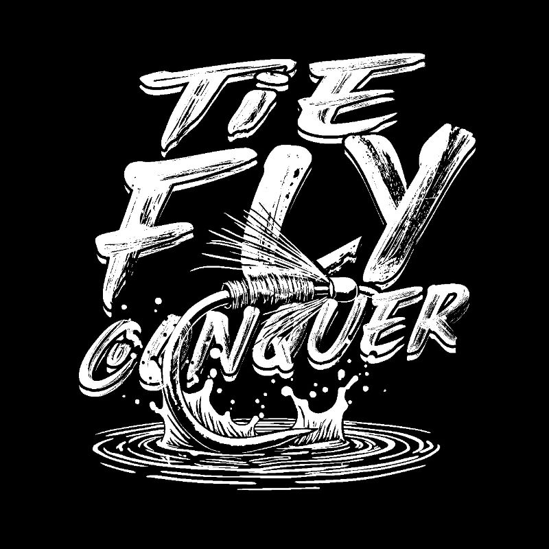 Fliegenfischen Fliegenangler Tie Fly Conquer