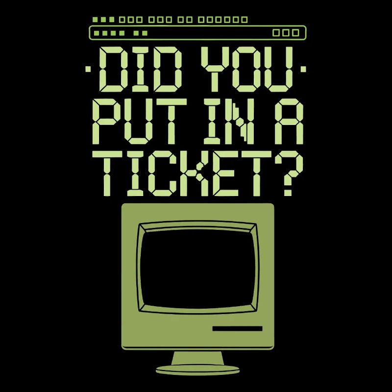 Avez-vous mis un billet ? Soutien informatique