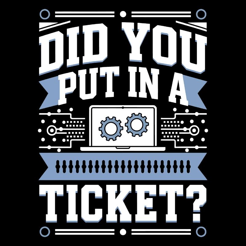 Avez-vous mis un billet ? Programmeur de support informatique