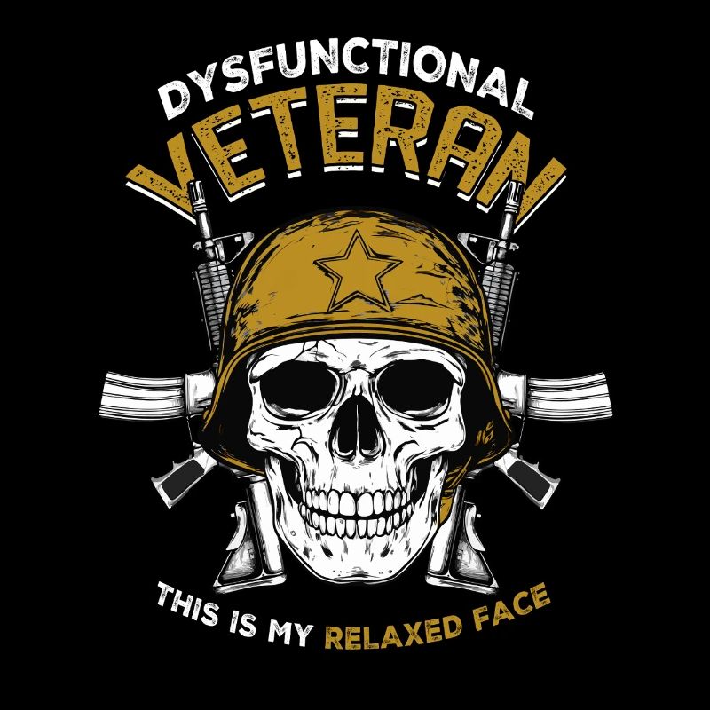 Vétéran dysfonctionnel, c’est mon visage détendu