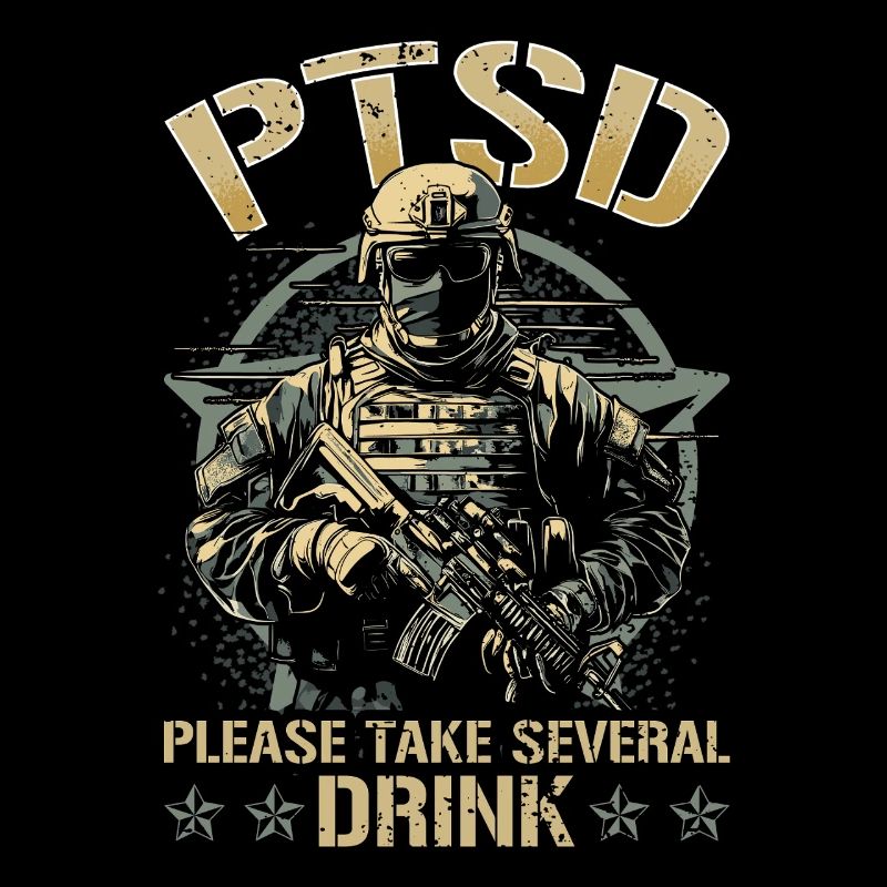 Dysfunktionaler Veteran Please Take Several Drink