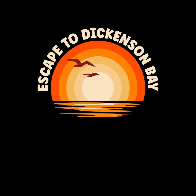 Je fuis vers la baie Dickenson