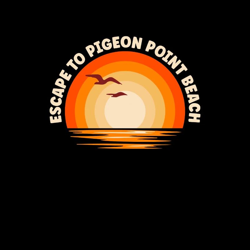 Je fuis vers la plage de Pigeon Point