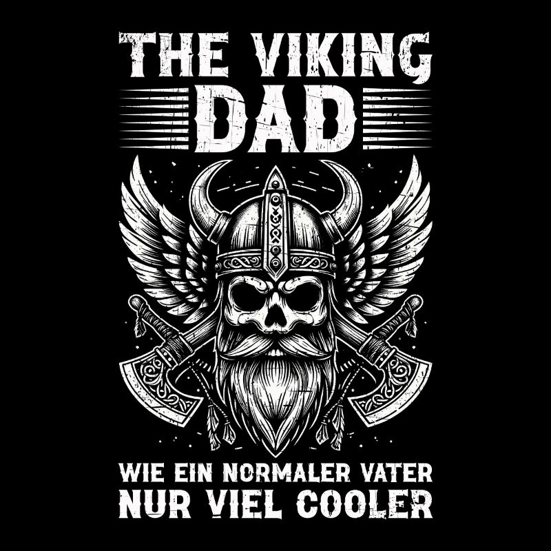 Wikinger Papa Vatertag Vaterschaft Elternteil