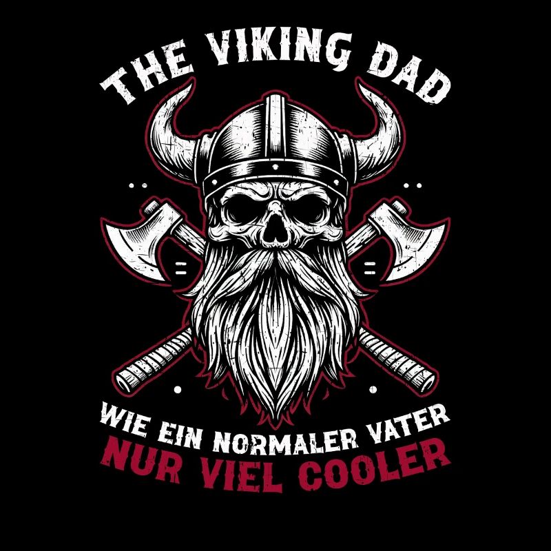 Wikinger Papa Vatertag Vaterschaft Elternteil