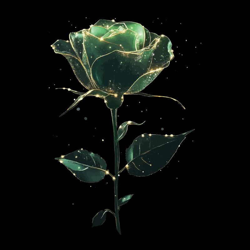 Grüne Rose