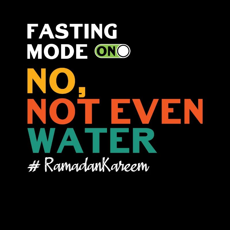 Eid Mubarak Fasting Mode On No Not Even Water