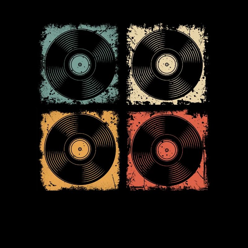 Disque vinyle rétro - LP vintage Vinyle DJ
