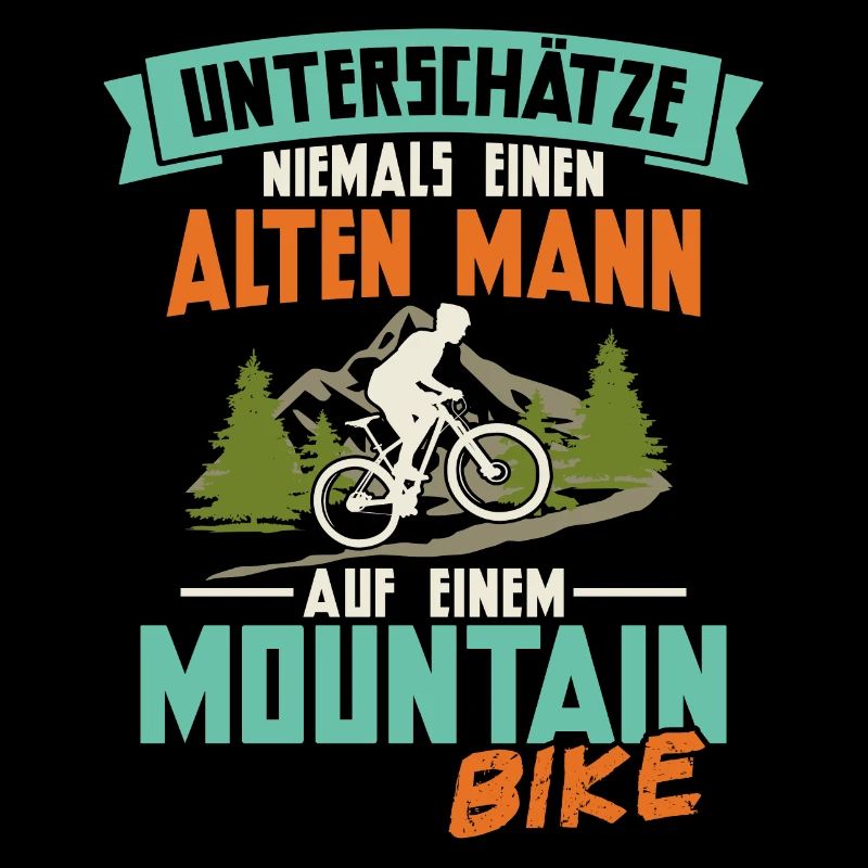 MTB Mountain Bike Alter Mann Mountainbiker