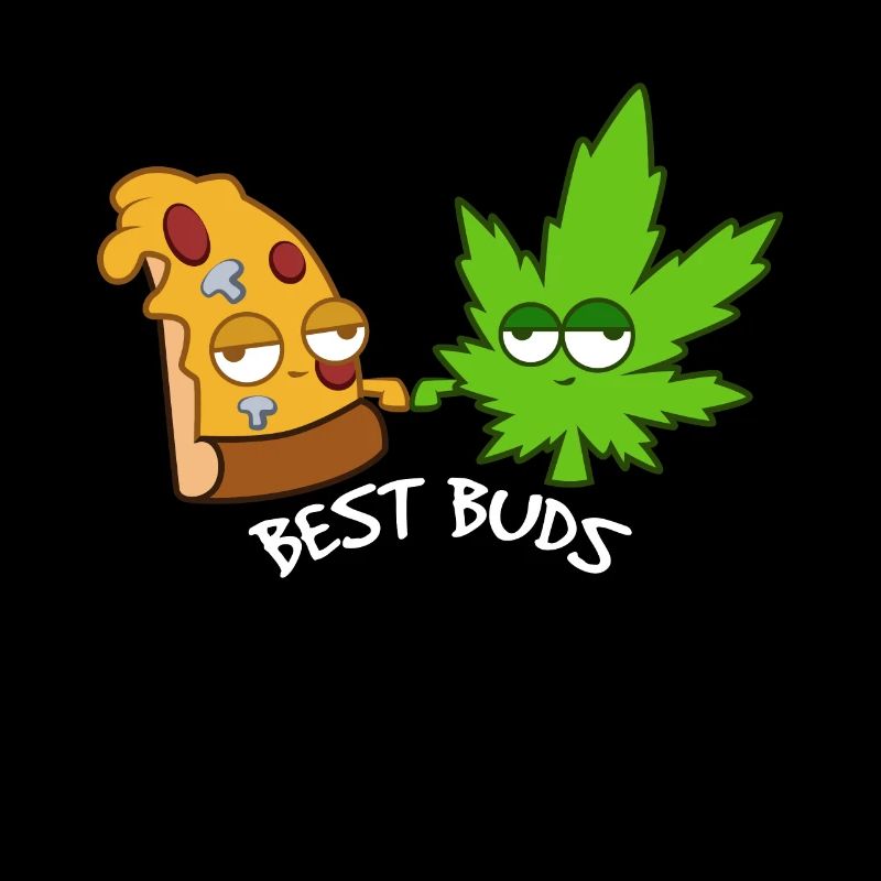 Grass and pizza