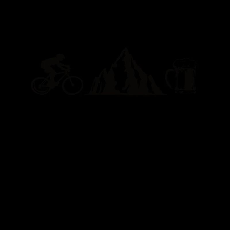 Fahrrad Berge Bier