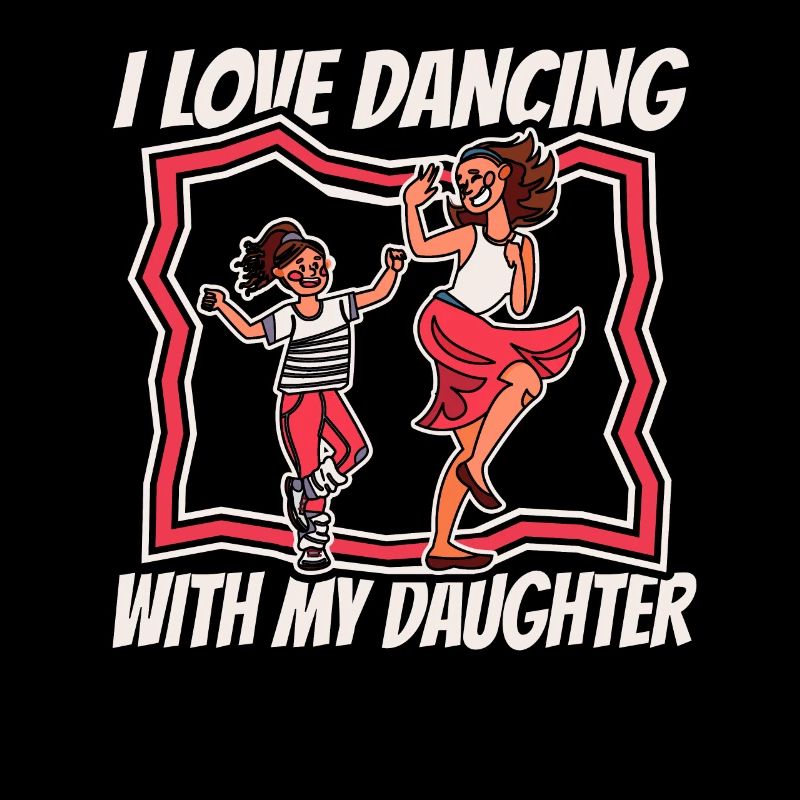 Maman Mère Fille Danse Mère