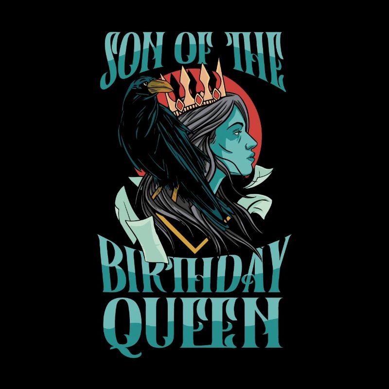 Maman Mutter Mutter Fils De La Reine D’anniversaire