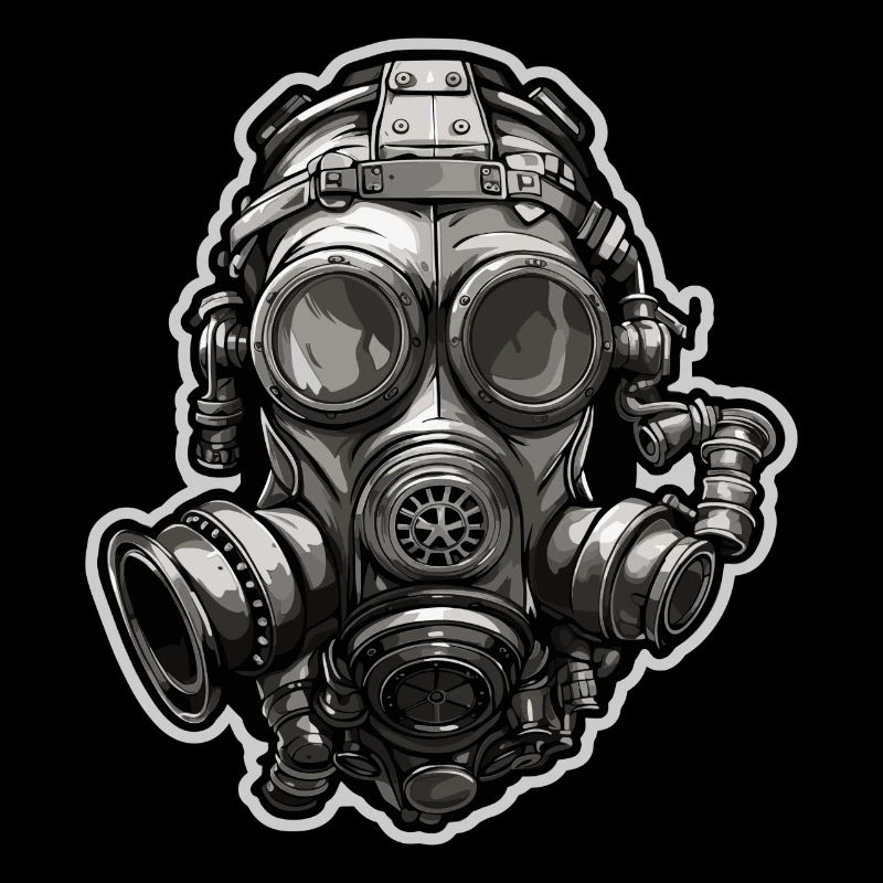 Masque à gaz Hard Techno