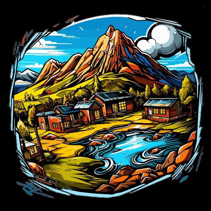 Paysage - Illustration