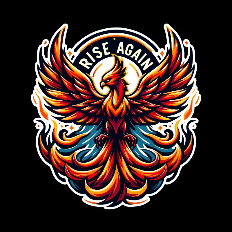 Rise Again - Phönix Illustration