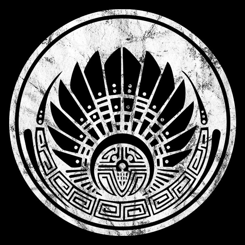 Maya Mask Quetzalcoatl Indian Mexico Crop Circle