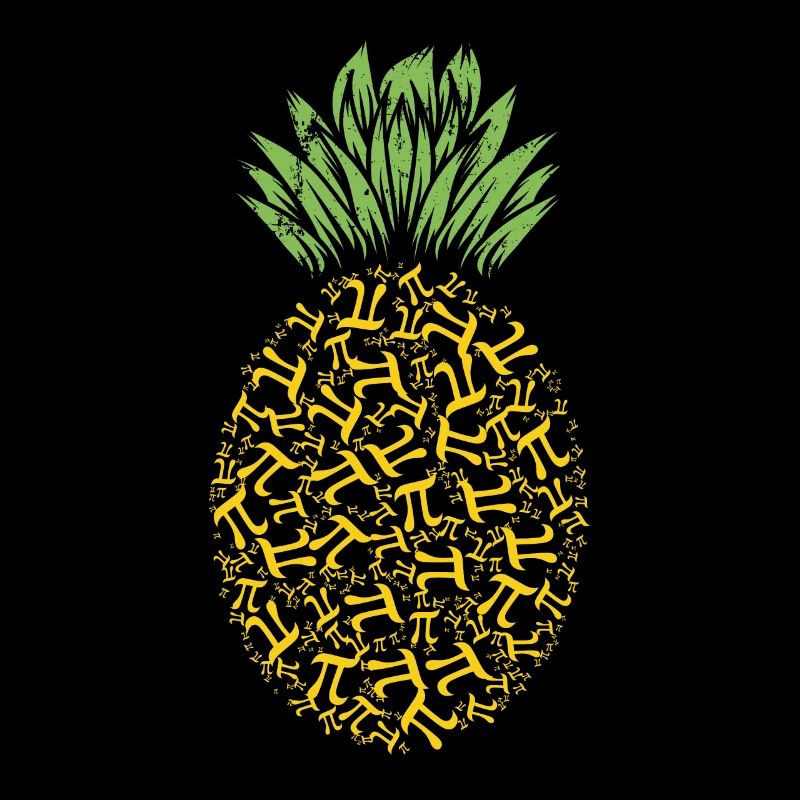 Pineapple PI Day Gift for Mathe Geek