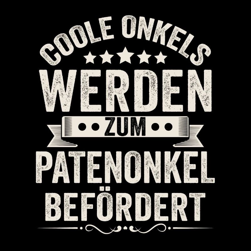 Coole Onkels werden Patenonkel Taufpate